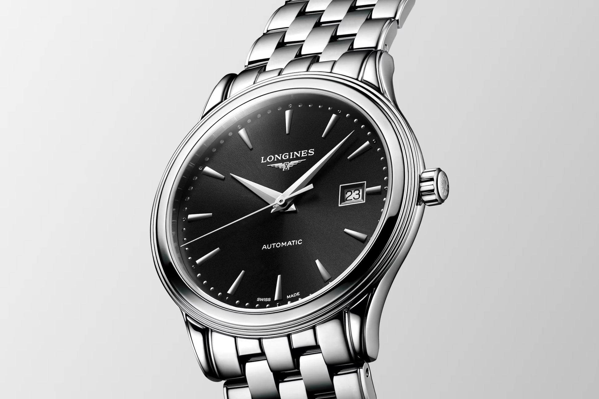 Relógio Longines Emblematic L4.984.4.59.6 - Automático 40mm