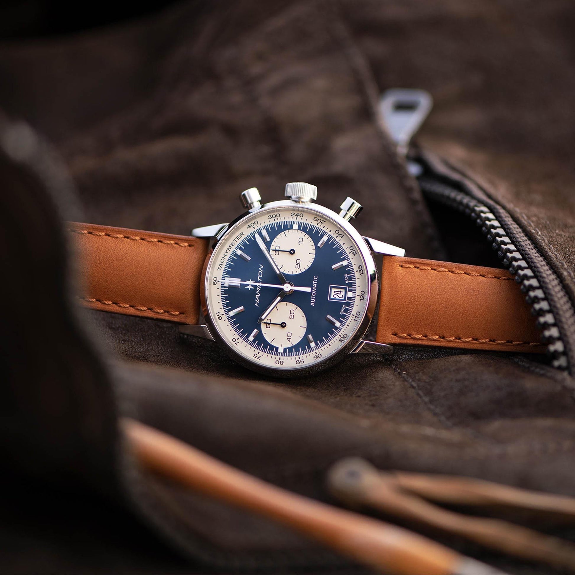 Hamilton American Classic Intra-Matic Auto Chrono Automático 40mm H38416541