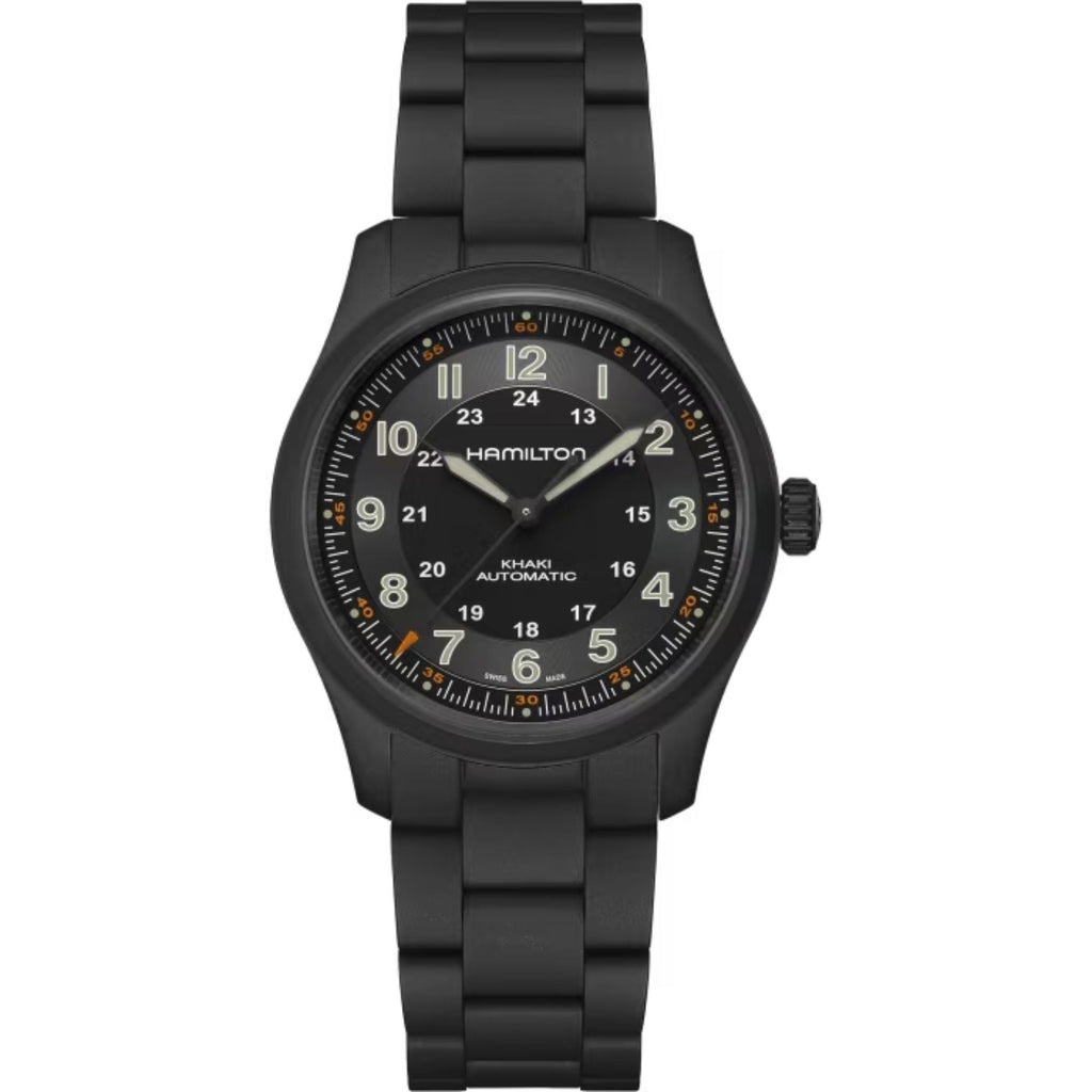 Relógio Hamilton Khaki Field TITANIUM - H70215130 - Automático 38mm