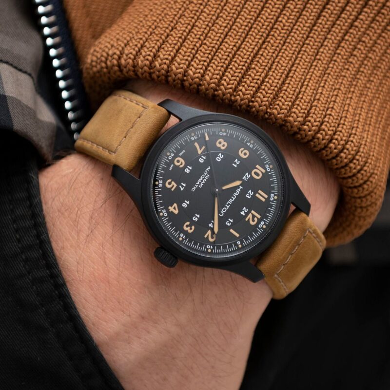 Relógio Hamilton Khaki Field Titanium H70665533 -  Automático 42mm
