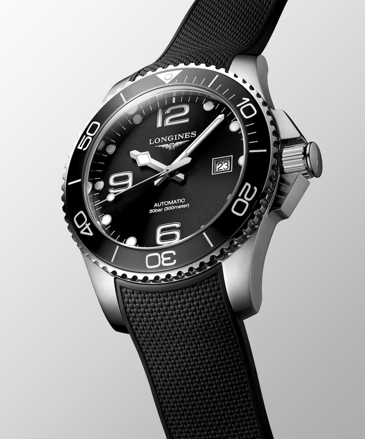 Relógio Longines Hydroconquest L3.782.4.56.9 - Automático 43mm