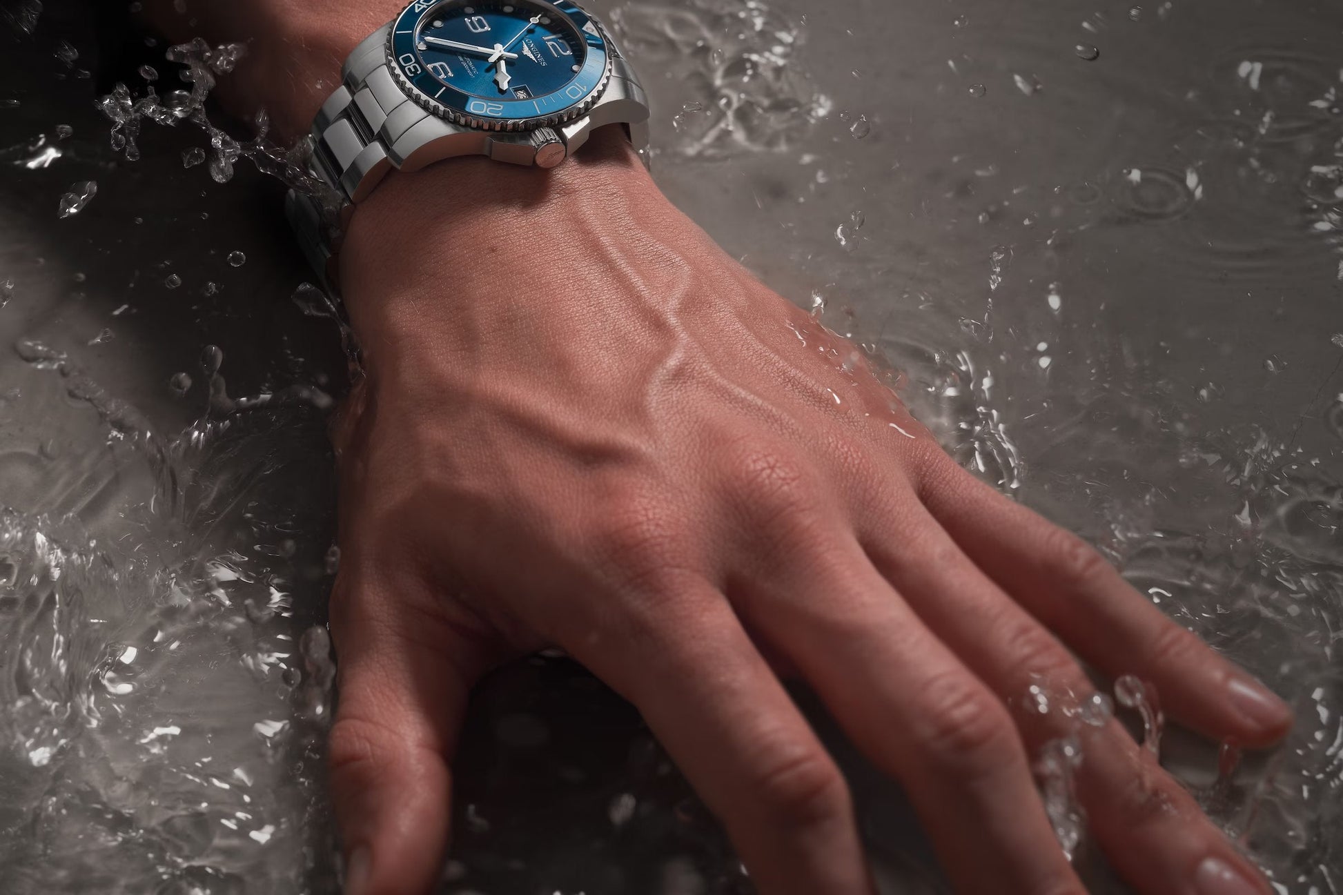 Relógio Longines HYDROCONQUEST L3.782.4.96.6 - Automático 43mm