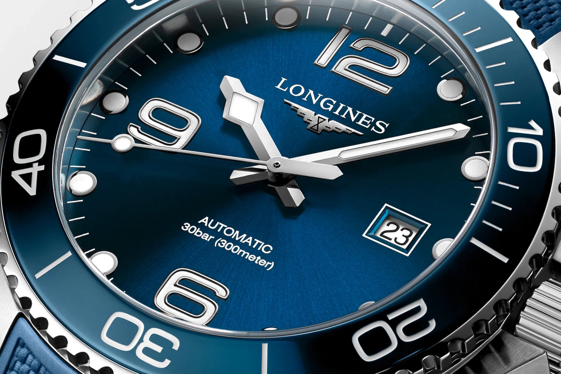 Relógio Longines HYDROCONQUEST L3.782.4.96.9 - Automático 43mm
