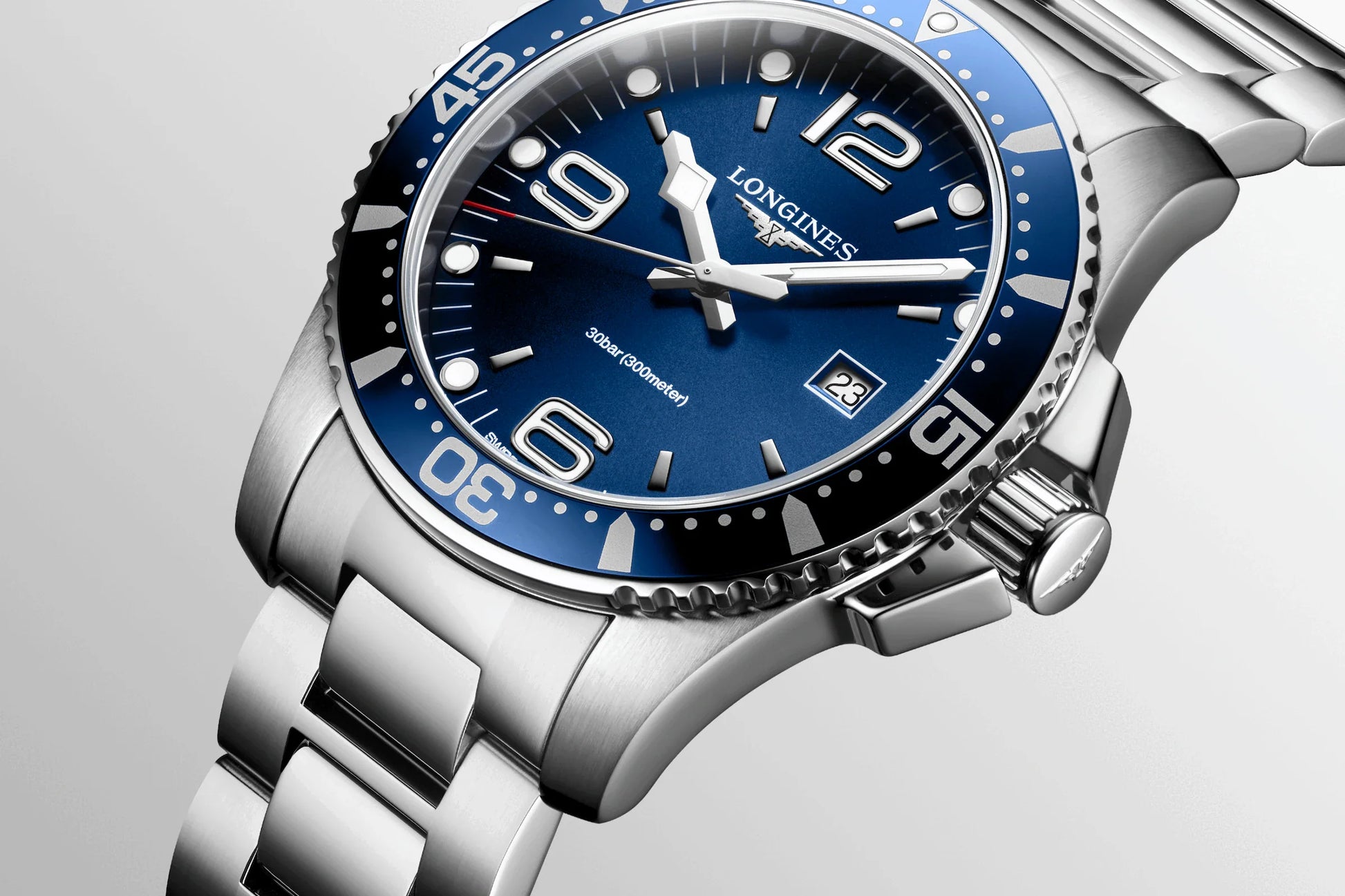 Relógio Longines Hydroconquest L38404966 - Quartzo - 44mm
