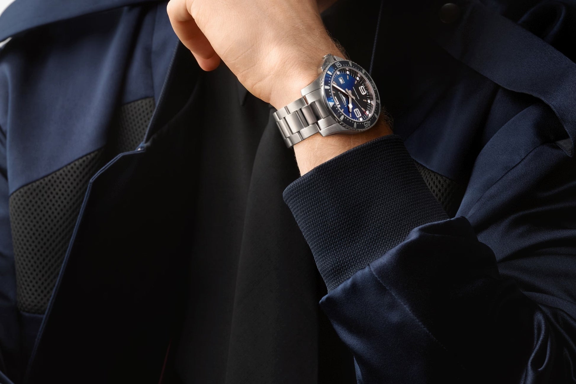 Relógio Longines Hydroconquest L38404966 - Quartzo - 44mm