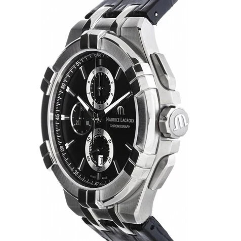 Relógio Maurice Lacroix Aikon AI1018-SS001-330-1 Chronograph 44mm Quartzo