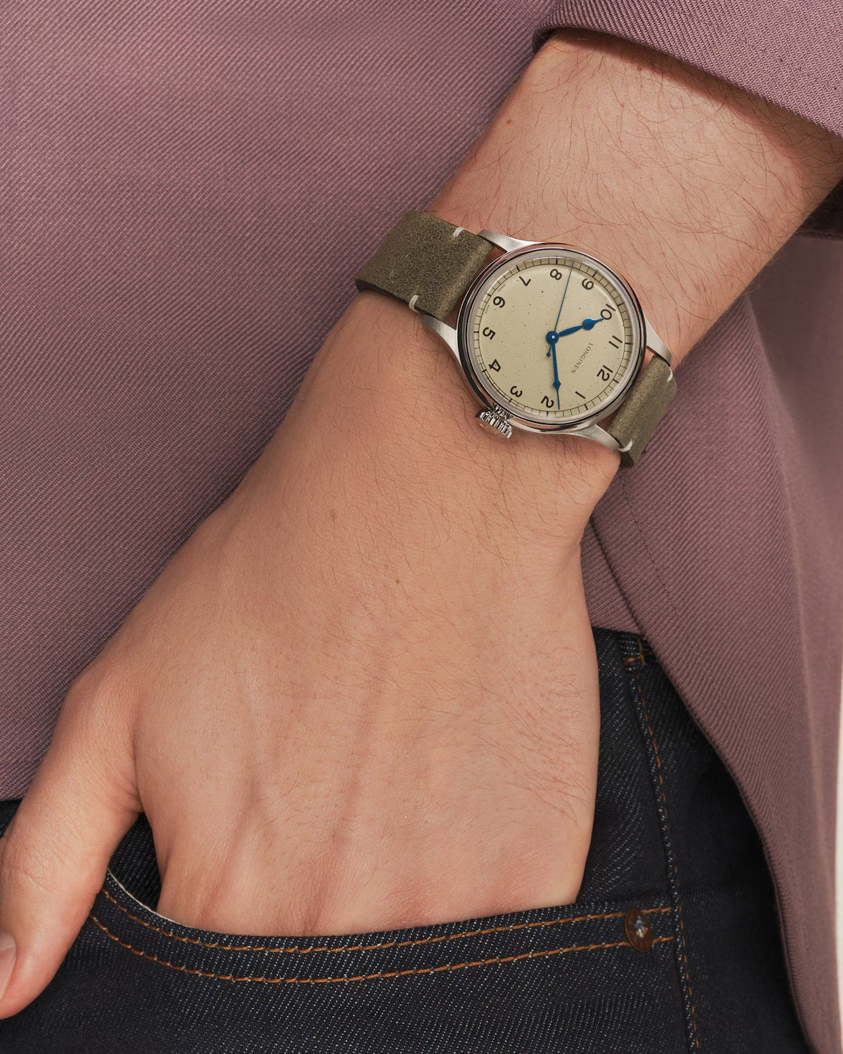 Relógio Longines HERITAGE MILITARY L28194932 Automático 38.5mm