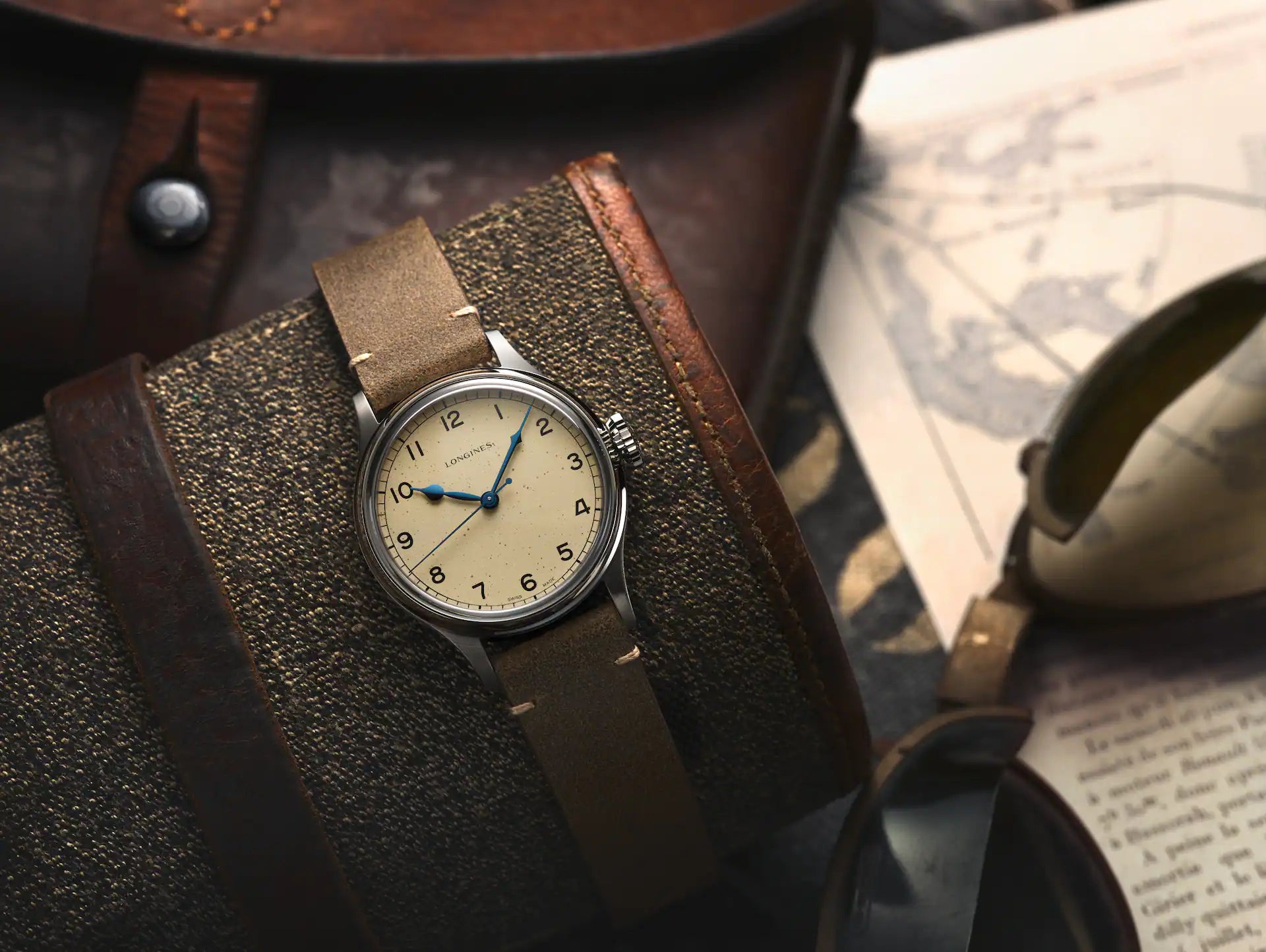Relógio Longines HERITAGE MILITARY L28194932 Automático 38.5mm