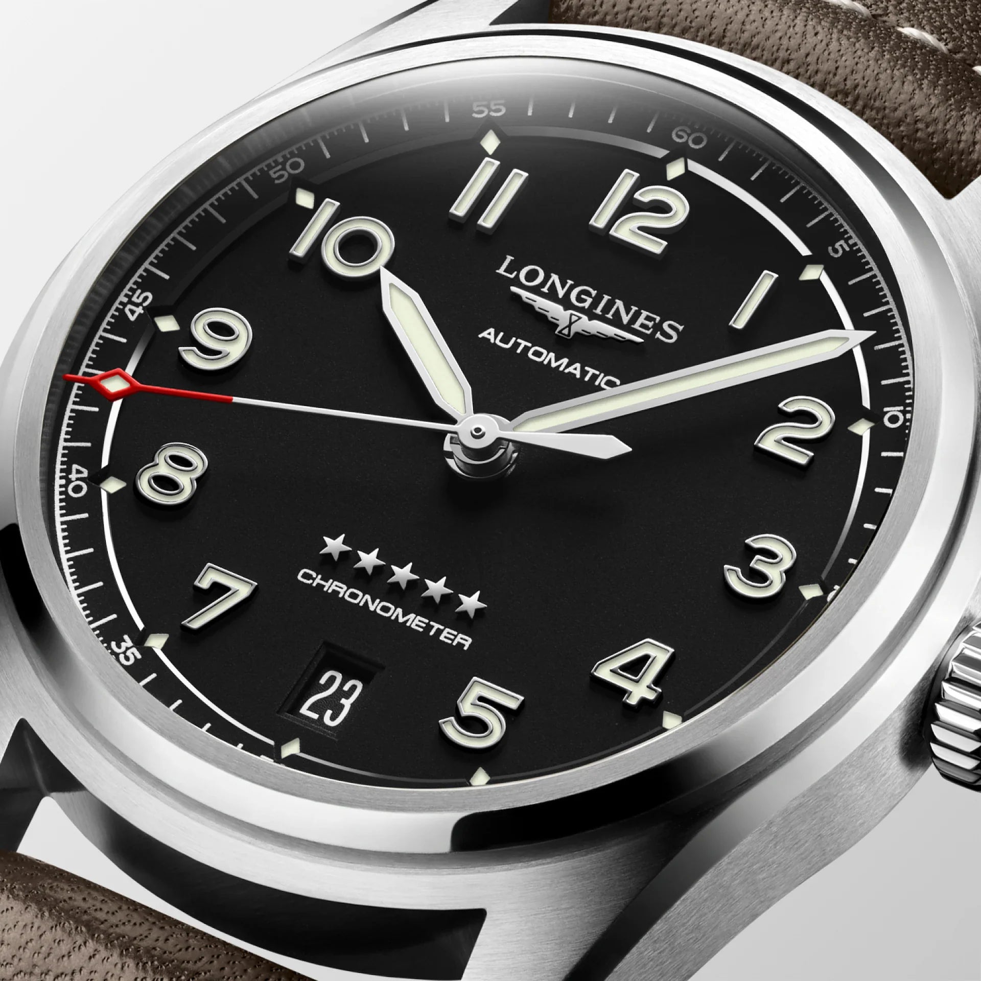 Relógio Longines Spirit L3.410.4.53.0 - Automático - 37mm Unissex