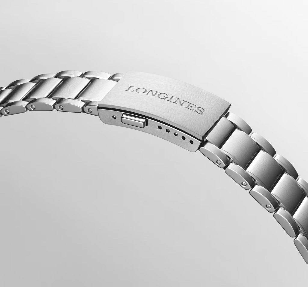 Relógio Longines SPIRIT ZULU TIME L3.802.4.53.6 - Automático 39mm - Unissex
