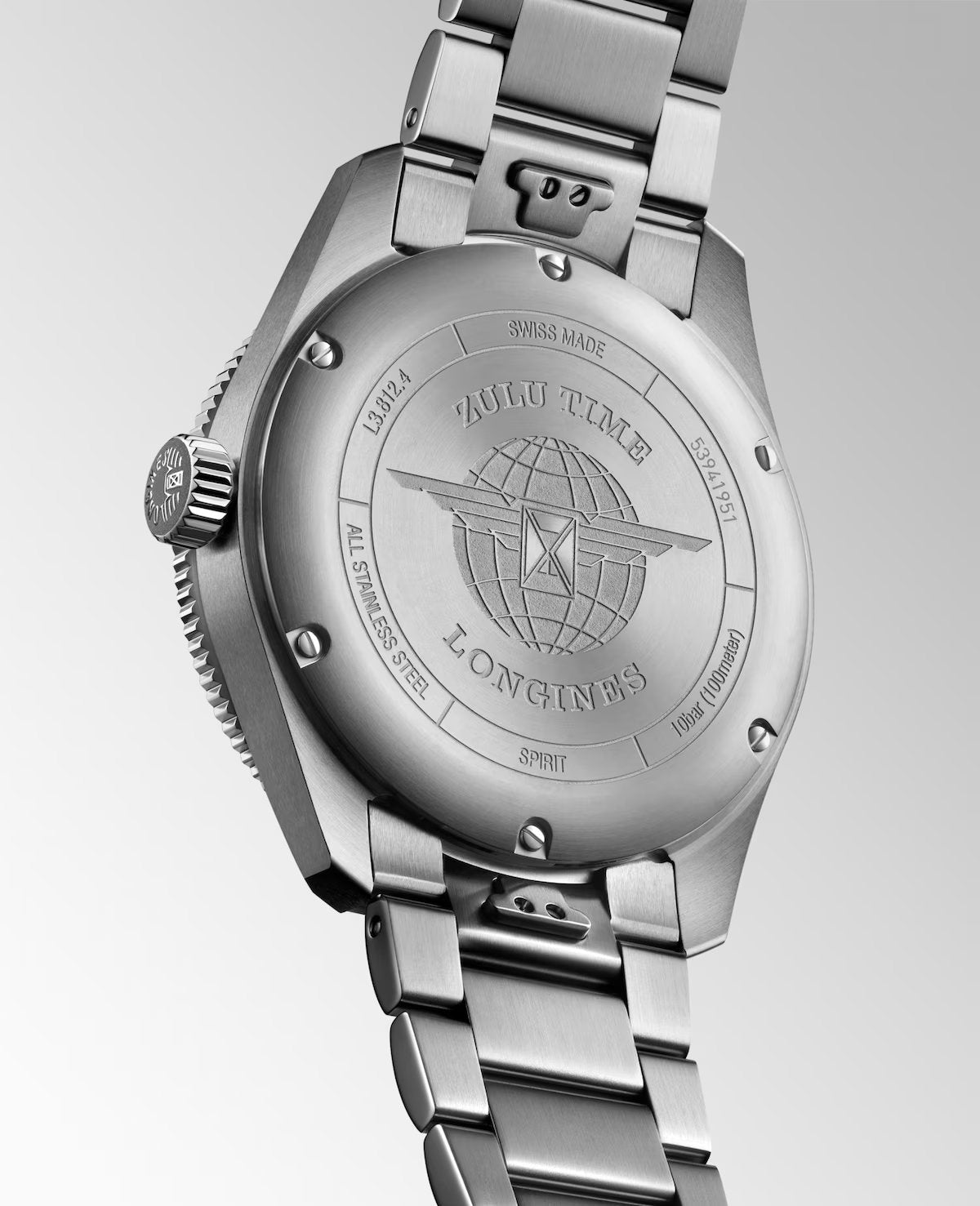Relógio Longines SPIRIT ZULU TIME L3.812.4.53.6 - Automático 42mm