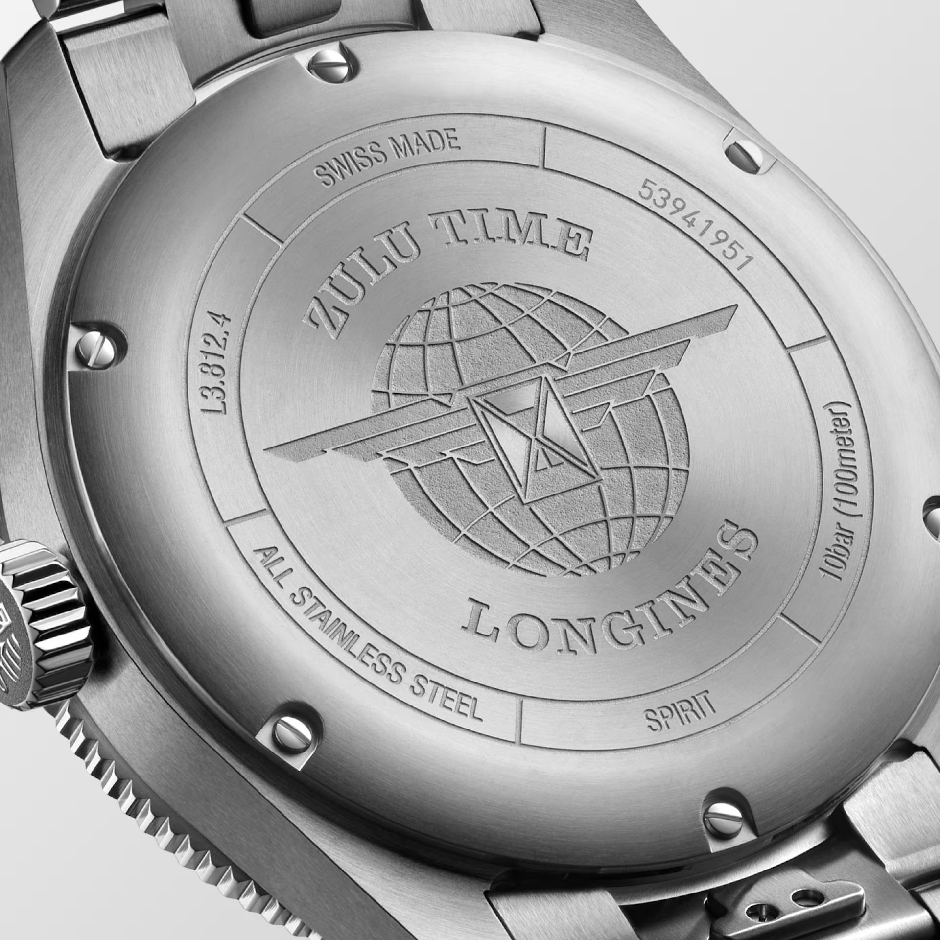 Relógio Longines SPIRIT ZULU TIME L3.812.4.53.6 - Automático 42mm
