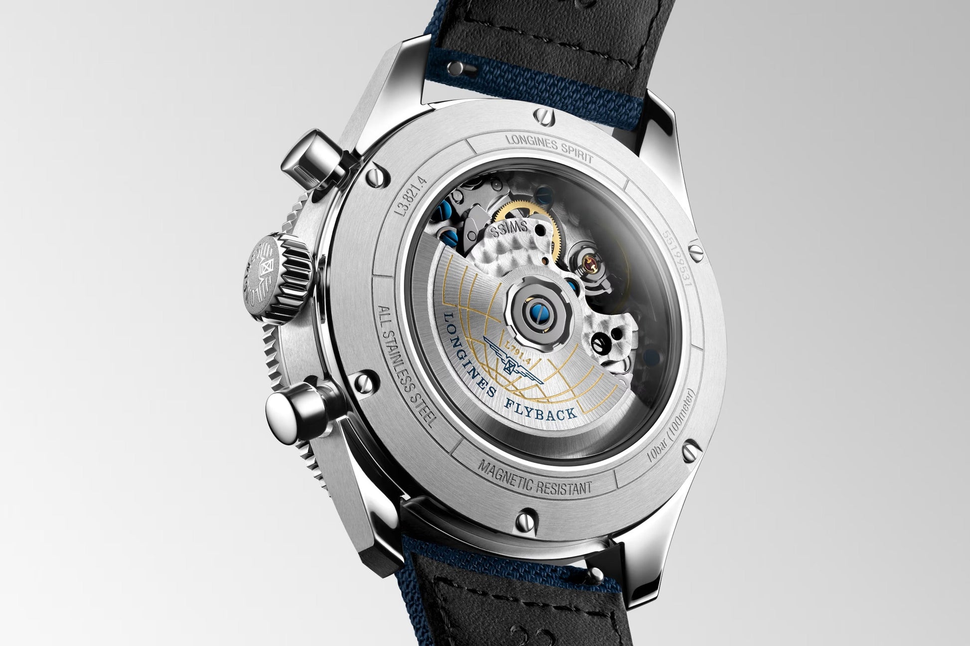 Relógio Longines Spirit Flyback l3.821.4.93.2 - Automático - 42mm