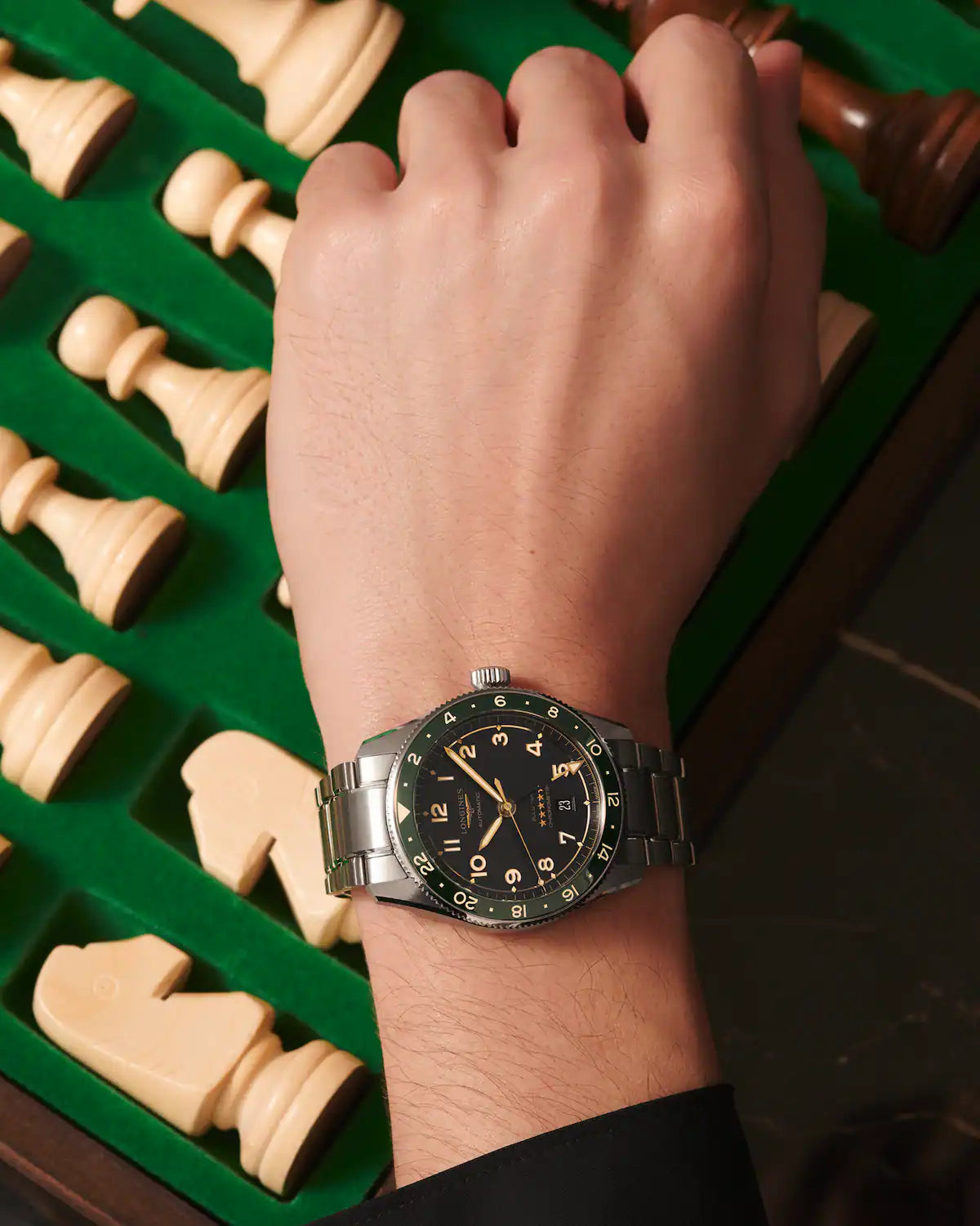 Relógio Longines SPIRIT ZULU TIME L3.812.4.63.6 - Automático 42mm