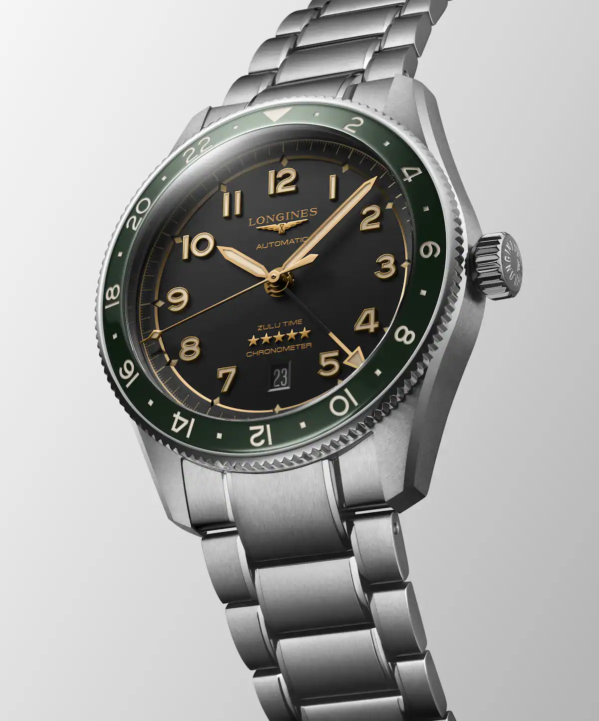 Relógio Longines SPIRIT ZULU TIME L3.812.4.63.6 - Automático 42mm