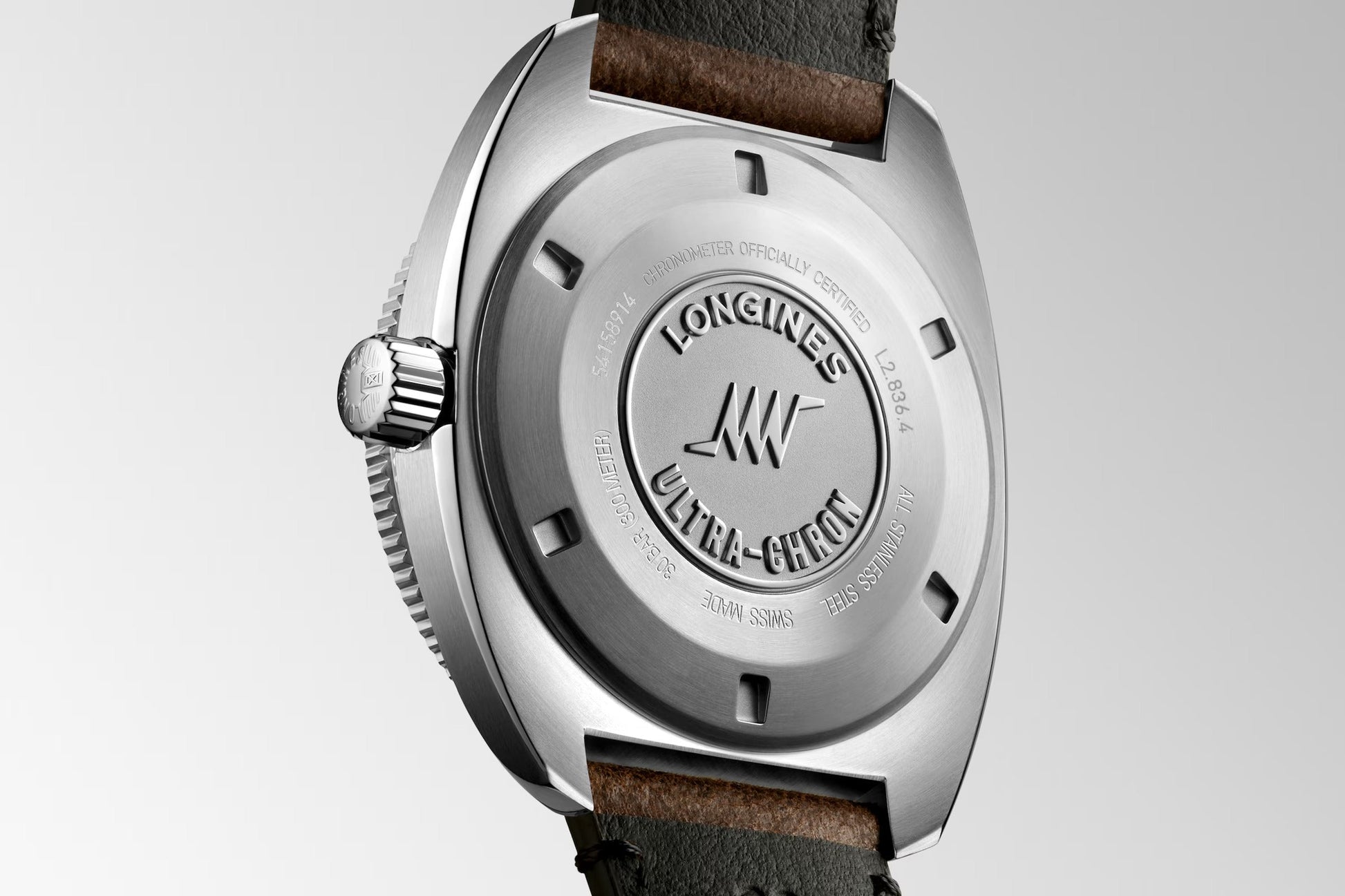 Relógio Longines Accuracy L2.836.4.52.2 - Automático 43mm