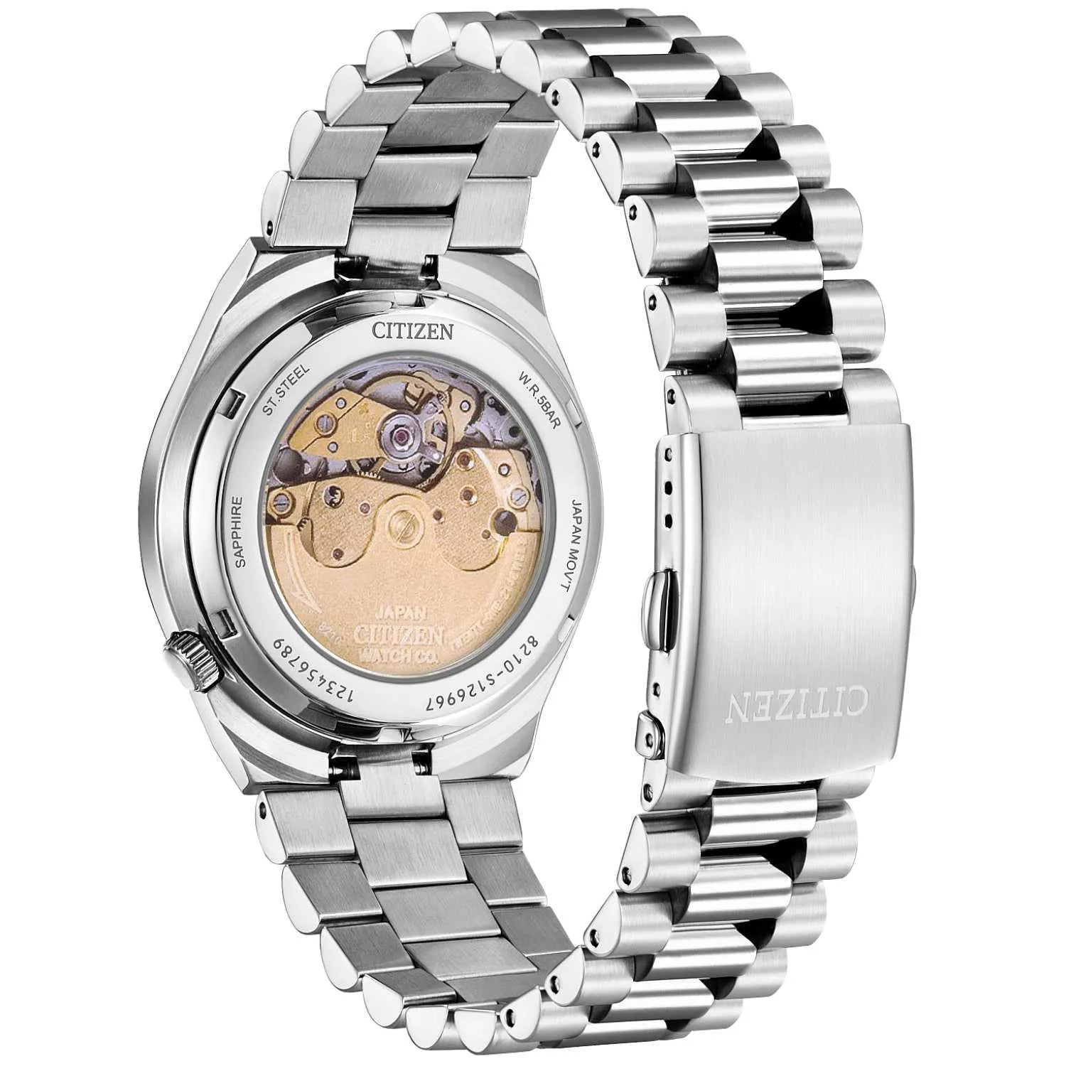 Relógio Citizen Tsuyosa Automatic Burgundy Dial Mens Watch Nj0150-56W