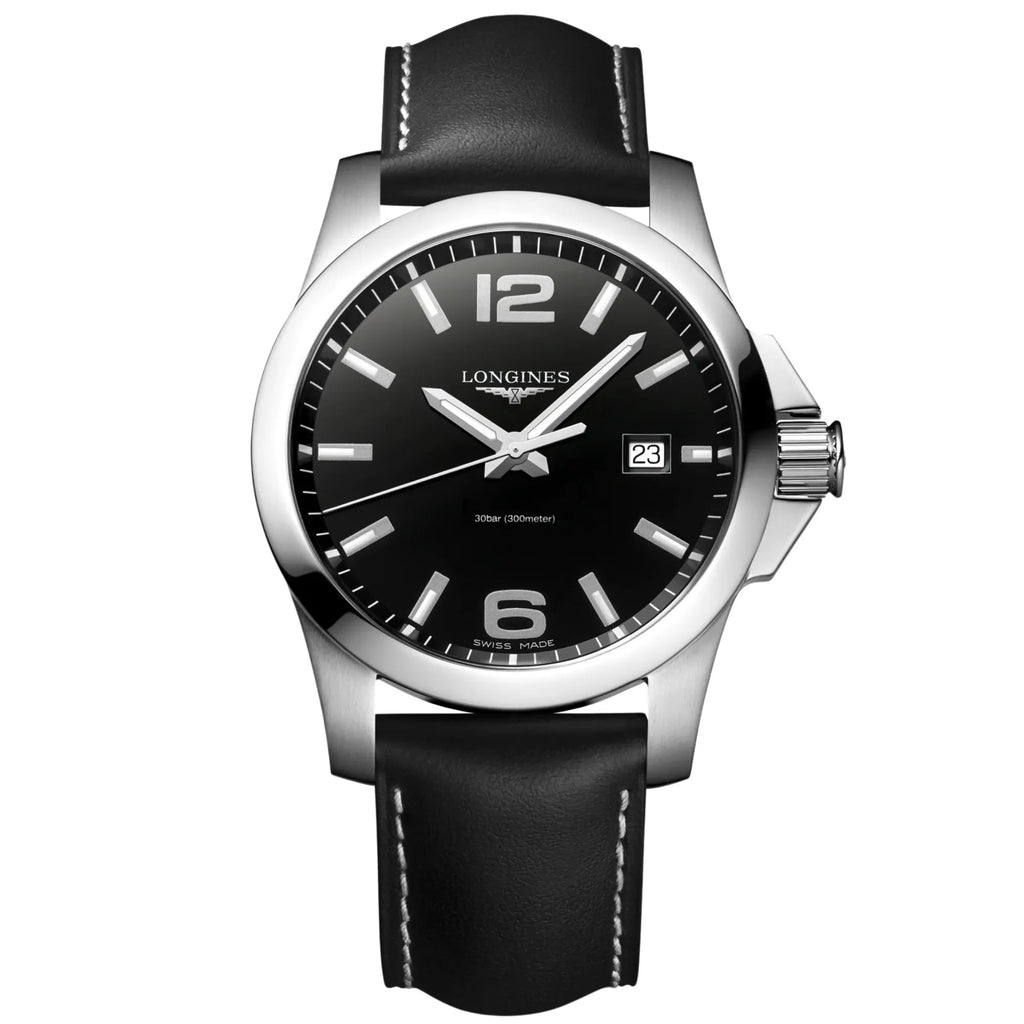Relógio Longines Conquest L3.759.4.58.3 - Quartzo 41mm