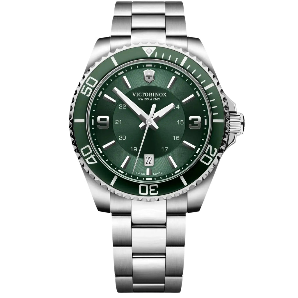 Relógio Victorinox Maverick Quartz Green Dial Mens Watch 241934