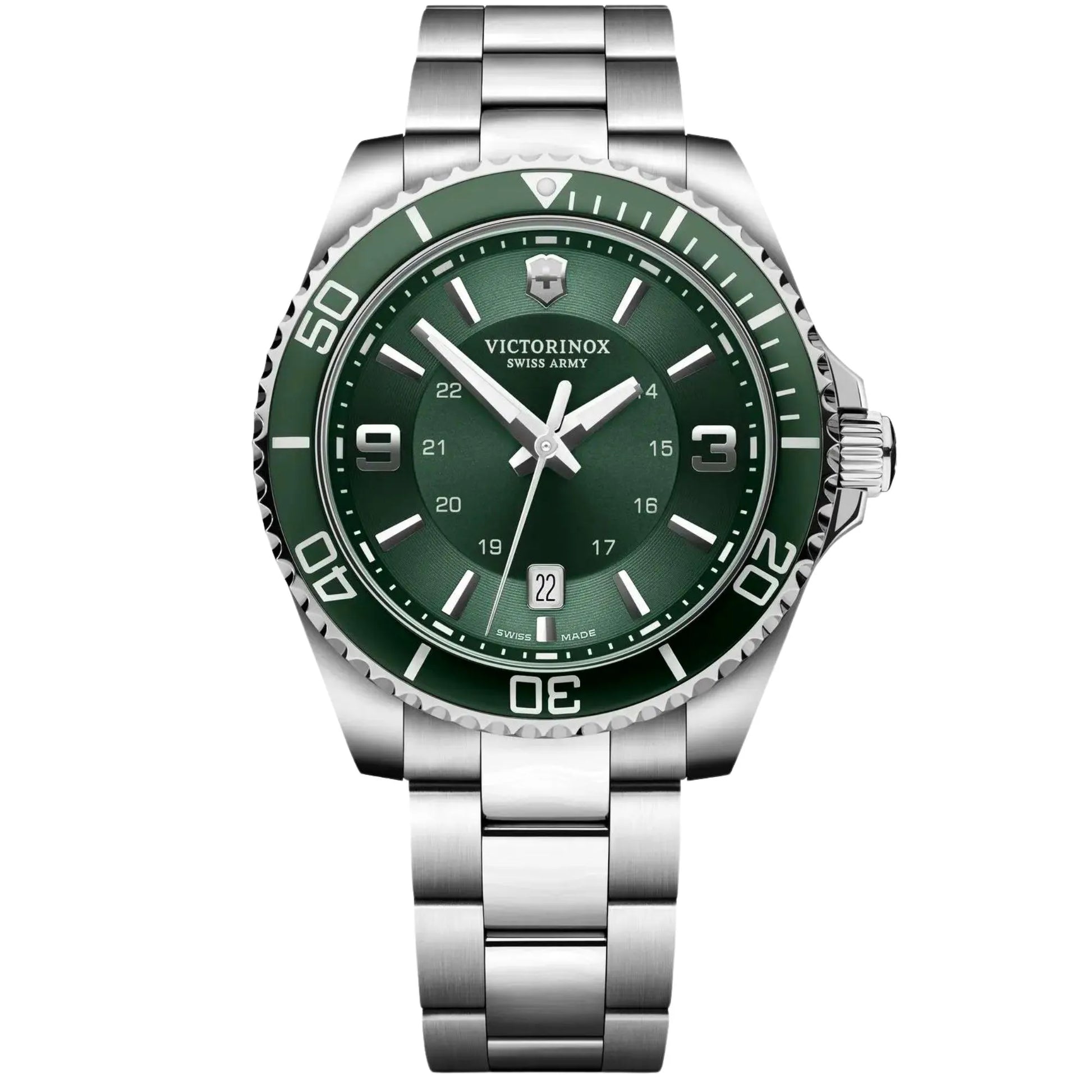Relógio Victorinox Maverick Quartz Green Dial Mens Watch 241934