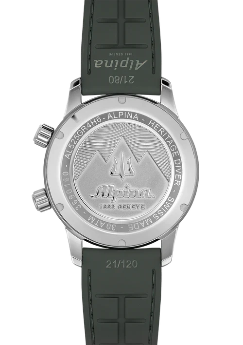 Relógio Alpina Seastrong Diver 300 Heritage AL-520GR4H6
