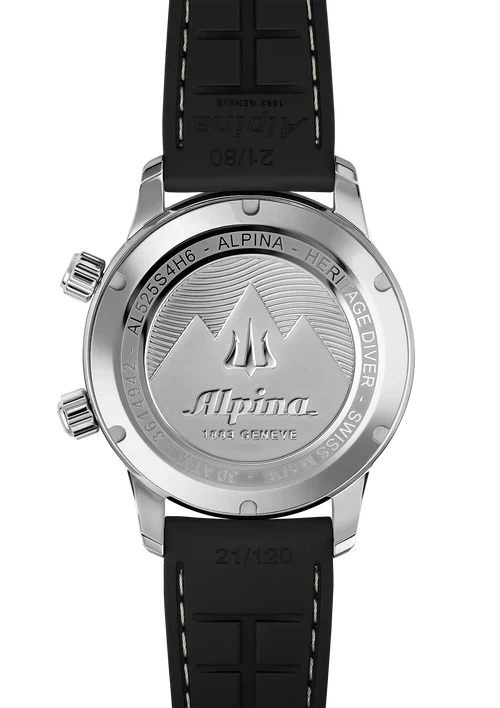 Relógio Alpina Seastrong Diver 300 Heritage Silver AL-525S4H6