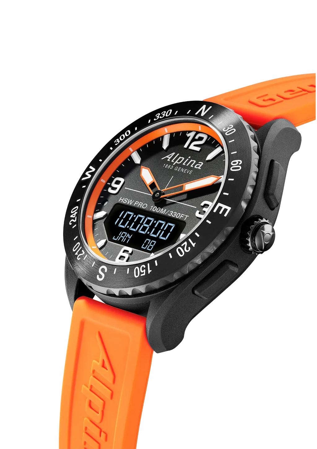 Relógio Alpina AL-283LBO5AQ6 - Quartzo- 45mm