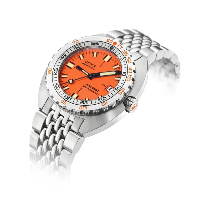 Relógio DOXA SUB 300T PROFESSIONAL 840.10.351.10 - Aço ou Borracha