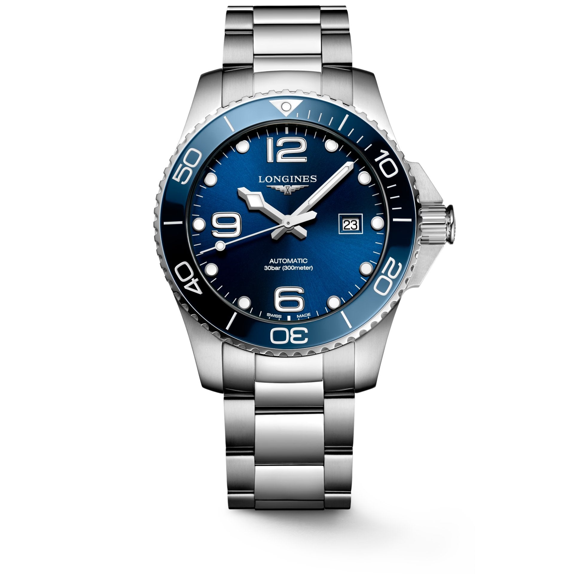 Relógio Longines HYDROCONQUEST L3.782.4.96.6 - Automático 43mm
